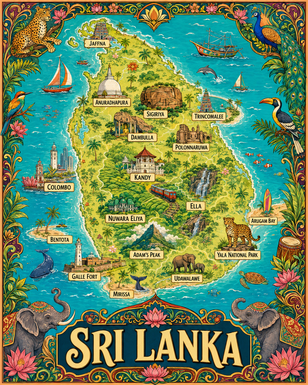 Ceylon spice estate, Sri Lanka