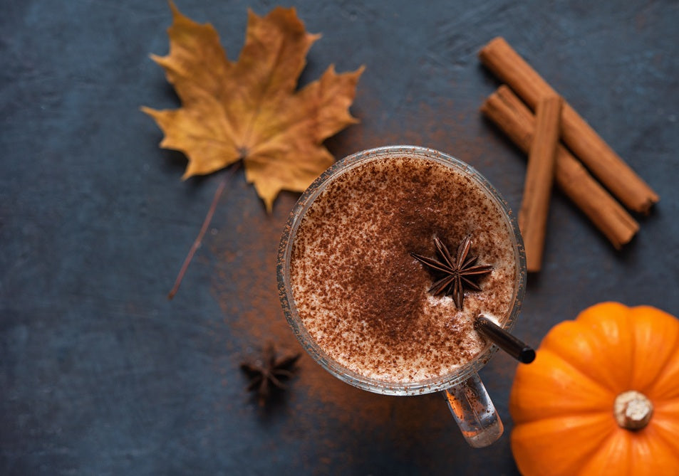 Hot Chocolate Drink with Cinnamon and Star Anise