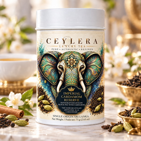 Ceylera Imperial Cardamom Reserve 75 g tea tin