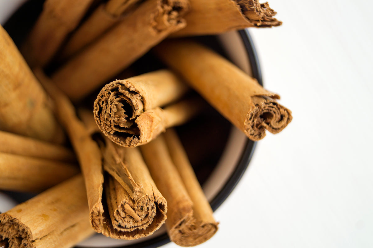 Delicate layered Ceylon cinnamon quills